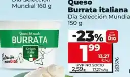 Dia Dia seleccion mundial - queso burrata italiana oferta
