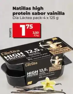 Dia Dia lactea - natillas high protein sabor vainilla oferta