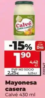 Dia Calvé - mayonesa casera oferta