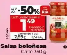 Dia Gallo - salsa boloñesa oferta