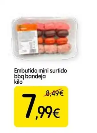 Dialprix Embutido mini surtido bbq bandeja oferta