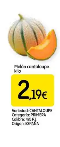 Dialprix Melón cantaloupe oferta