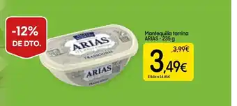 Dialprix ARIAS Mantequilla tarrina oferta