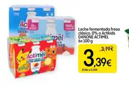 Dialprix DANONE ACTIMEL Leche fermentada fresa clásico, 0% o Actikids oferta