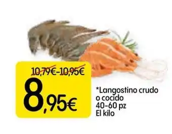 Dialprix Langostino crudo o cocido oferta