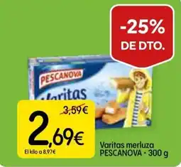 Dialprix PESCANOVA Varitas merluza oferta