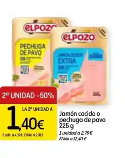 Dialprix Jamón cocido o pechuga de pavo oferta