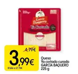 Dialprix GARCÍA BAQUERO Queso Ya cortado curado oferta