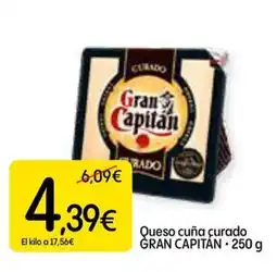 Dialprix GRAN CAPITÁN Queso cuña curado oferta