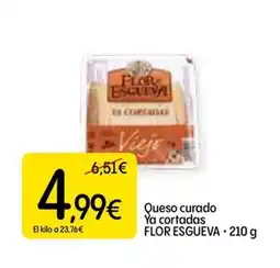 Dialprix FLOR ESGUEVA Queso curado Ya cortadas oferta
