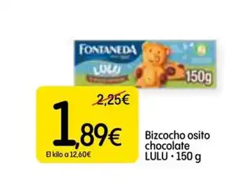 Dialprix LULU Bizcocho osito chocolate oferta