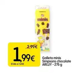 Dialprix ARLUY Galleta minis Simpsons chocolate oferta