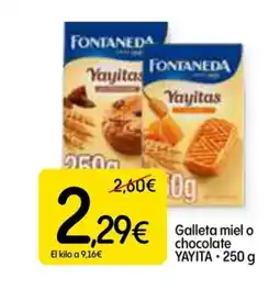 Dialprix YAYITA Galleta miel o chocolate oferta