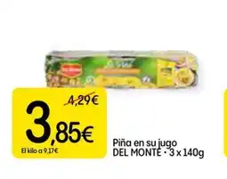 Dialprix DEL MONTE Piña en su jugo oferta