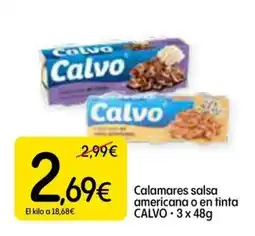 Dialprix CALVO Calamares salsa americana o en tinta oferta