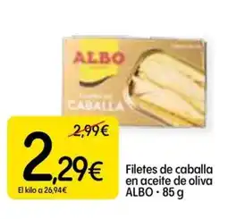 Dialprix ALBO Filetes de caballa en aceite de oliva oferta