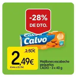 Dialprix CALVO Mejillones escabeche pequeños oferta