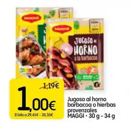 Dialprix MAGGI Jugoso al horno barbacoa o hierbas provenzales oferta