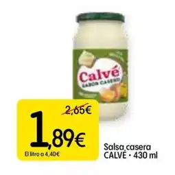 Dialprix CALVÉ Salsa,casera oferta