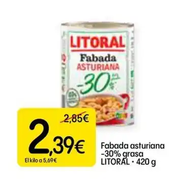 Dialprix LITORAL Fabada asturiana -30% grasa oferta