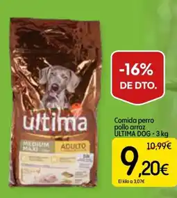 Dialprix ULTIMA DOG Comida perro pollo arroz oferta