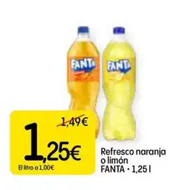 Dialprix FANTA Refresco naranja o limón oferta