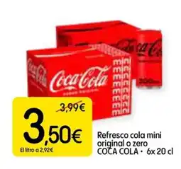 Dialprix COCA COLA Refresco cola mini original o zero oferta