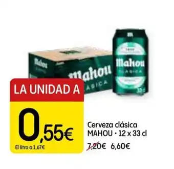 Dialprix MAHOU Cerveza clásica oferta