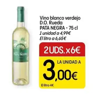 Dialprix PATA NEGRA Vino blanco verdejo D.O. Rueda oferta