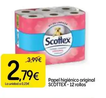 Dialprix SCOTTEX Papel higiénico original oferta