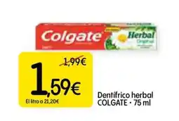 Dialprix COLGATE Dentifrico herbal oferta