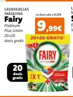 Dialprix FAIRY Lavavajillas máquina oferta