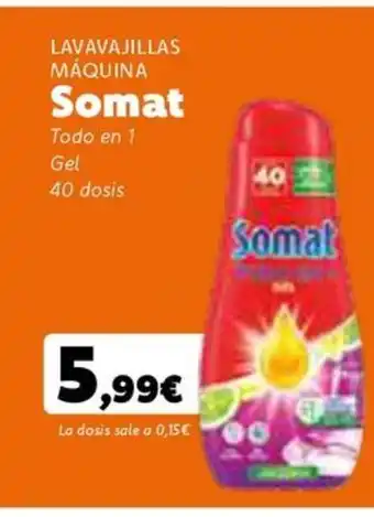 Dialprix SOMAT Lavavajillas máquina oferta