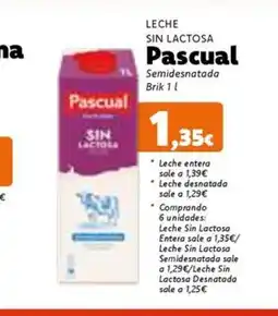 Dialprix PASCUAL Leche sin lactosa oferta