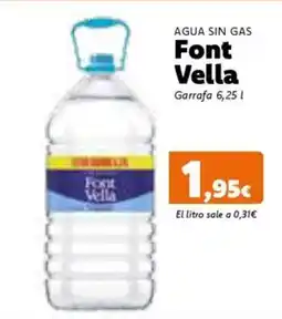 Dialprix FONT VELLA Agua sin gas oferta