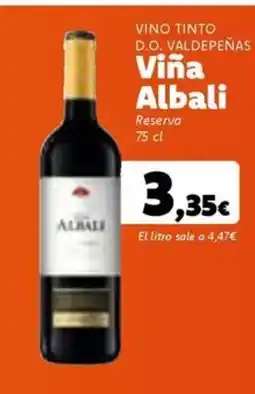 Dialprix VINA ALBALI Vino tinto d.o. valdepeñas oferta