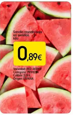 Dialprix Sandia rayada baja en semillas oferta