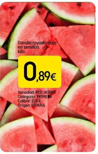 Dialprix Sandia rayada baja en semillas oferta