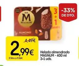 Dialprix MAGNUM Helado almendrado oferta