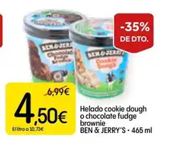 Dialprix BEN & JERRY'S Helado cookie dough o chocolate fudge brownie oferta
