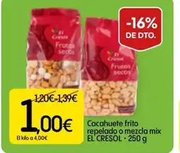 Dialprix EL CRESOL Cacahuete frito repelado o mezcla mix oferta
