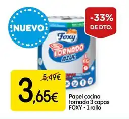 Dialprix FOXY Papel cocina tornado 3 capas oferta