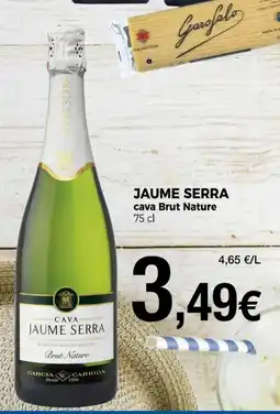 Keisy JAUME SERRA cava Brut Nature oferta
