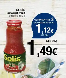 Keisy SOLÍS tomàquet fregit ampolla oferta