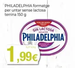 Keisy PHILADELPHIA formatge per untar sense lactosa terrina oferta
