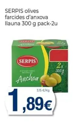 Keisy SERPIS olives farcides d'anxova oferta