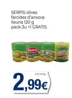 Keisy SERPIS olives farcides d'anxova oferta