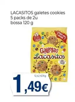 Keisy LACASITOS galetes cookies 5 packs de 2u bossa oferta