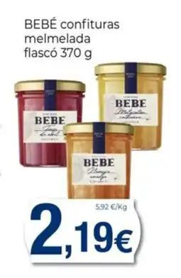 Keisy BEBÉ confituras melmelada flascó oferta