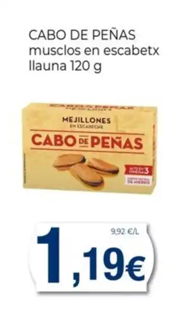 Keisy CABO DE PEÑAS musclos en escabetx Ilauna oferta